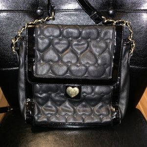 Black Betsey Johnson Crossbody